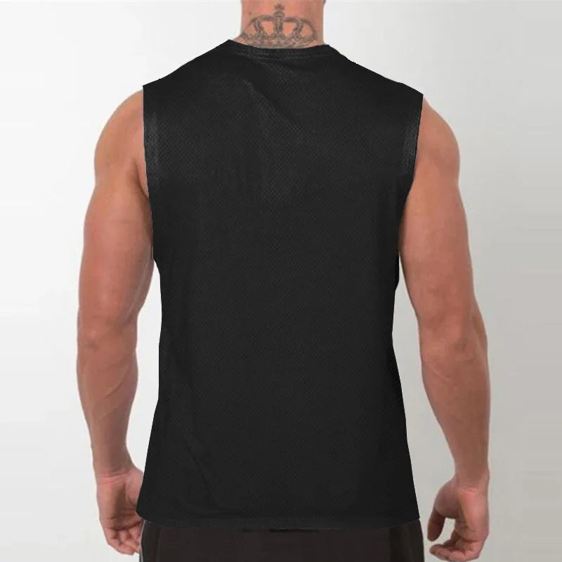 Mens Running Sleeveless Sport Tops