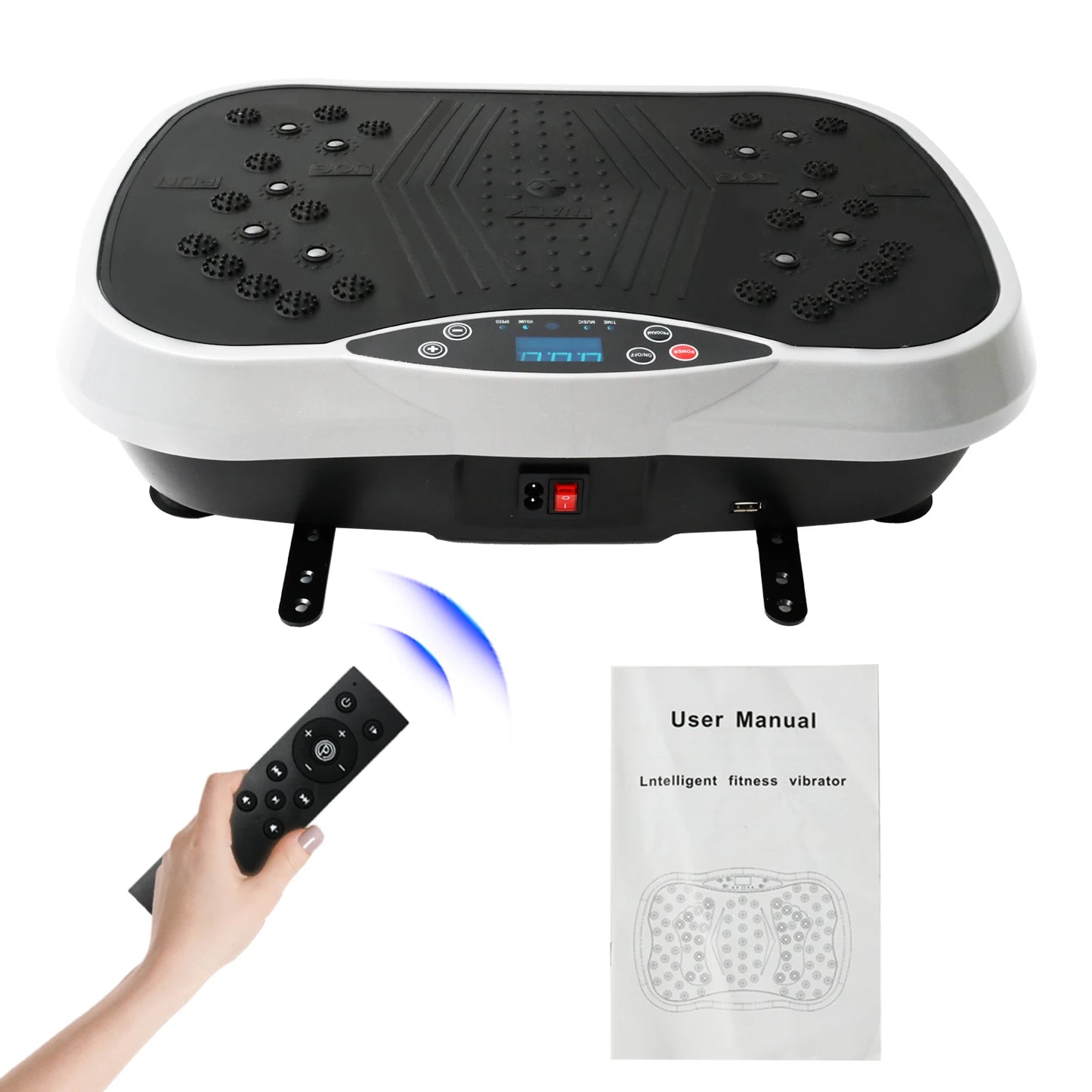 Vibration Plate Exercise Machine Fat-Burning Home Fitness