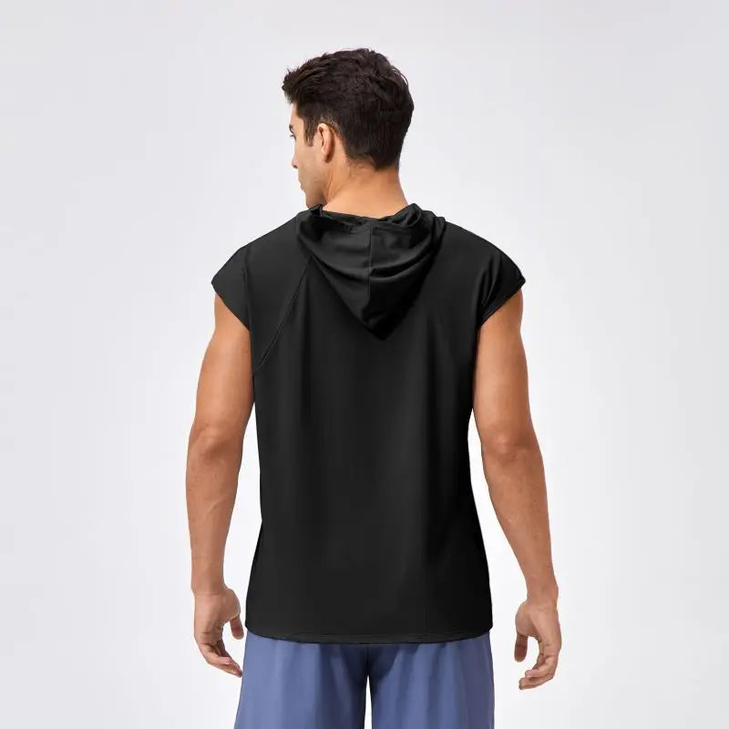 Basketball Hooded Vest Men