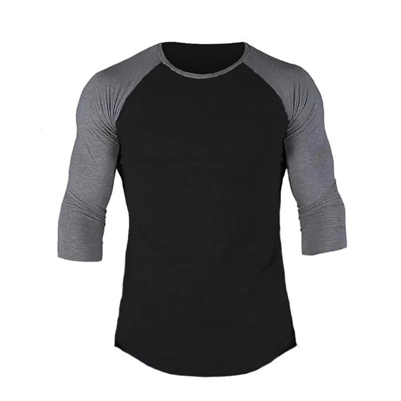 Clothing Gym Bodybuilding Solid Color T-shirt