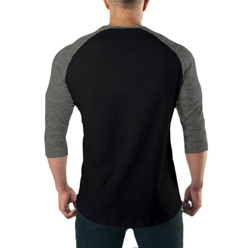 Clothing Gym Bodybuilding Solid Color T-shirt