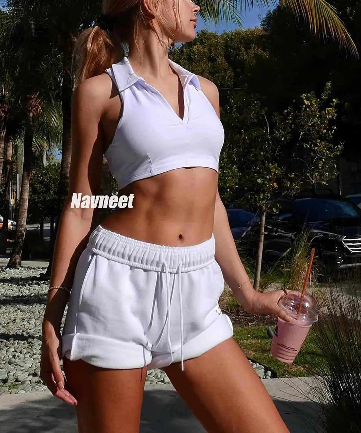 Exercise Crop Top Sleeveless