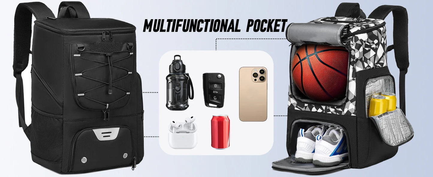 Sports Training Equipment Basketball Backpack