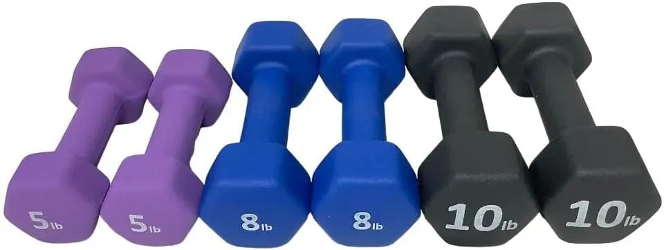 Neoprene Coated Dumbbell Hand Weight Set