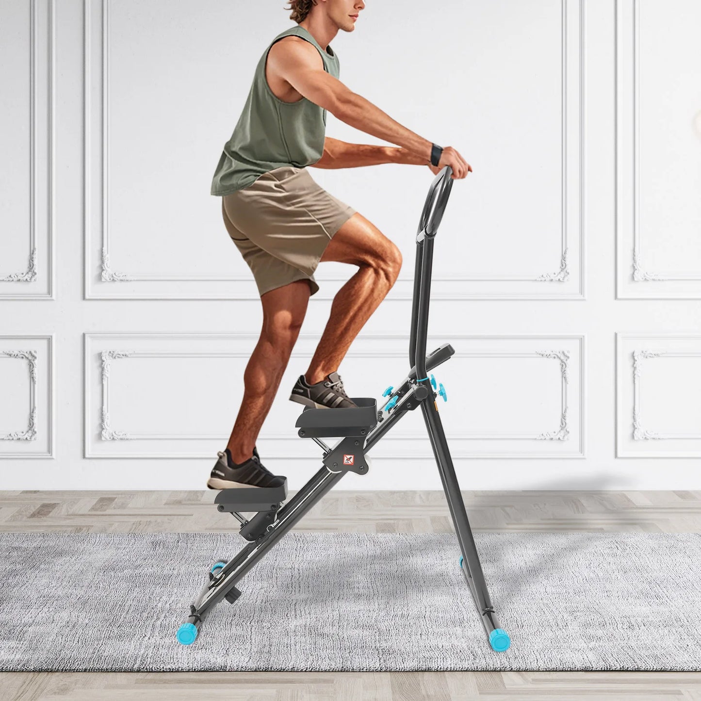 Folding Stair Stepper Vertical Climber Machine 300lbs