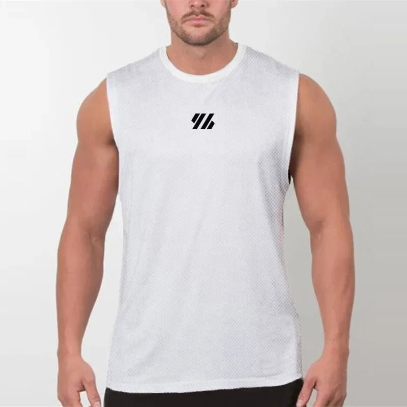 Mens Running Sleeveless Sport Tops