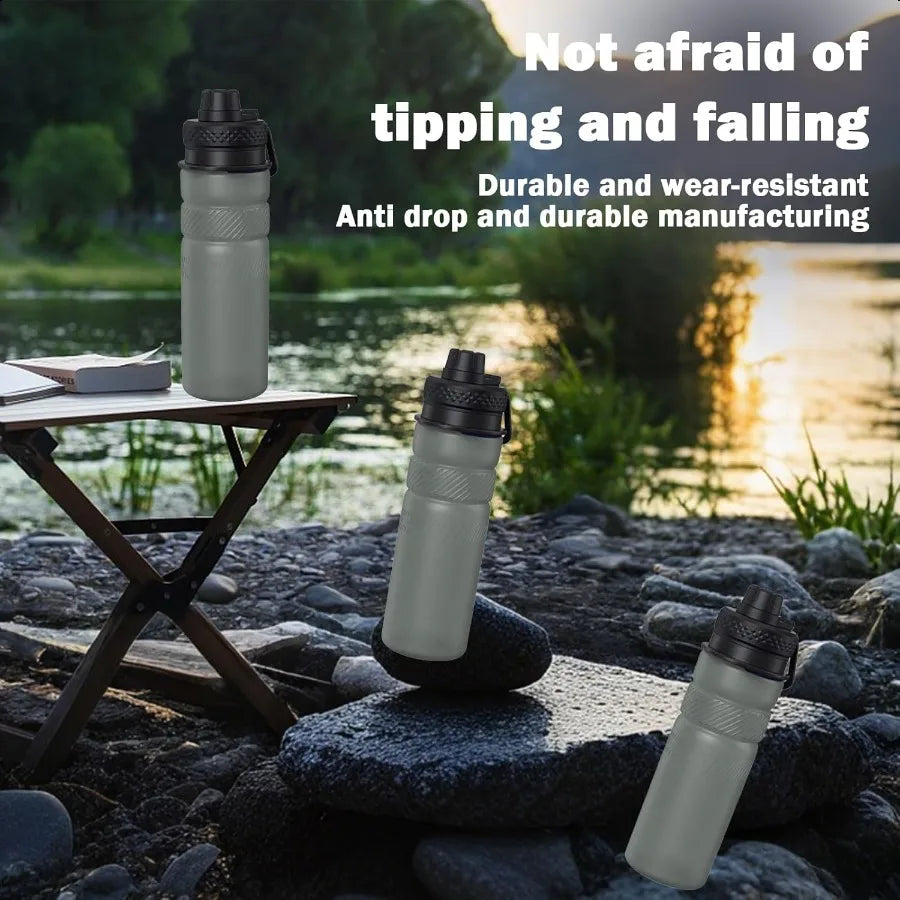Water Bottle 24oz Foldable Travel Water Bottles