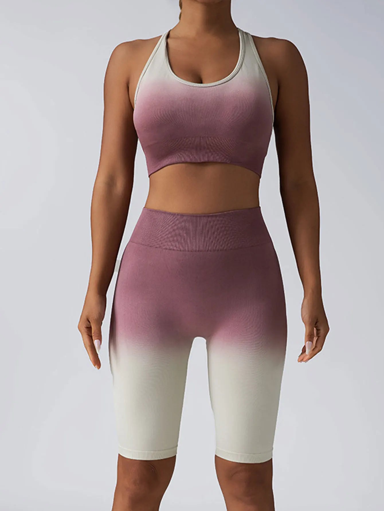 US Local Women's 2 Piece Fitness Wear Yoga