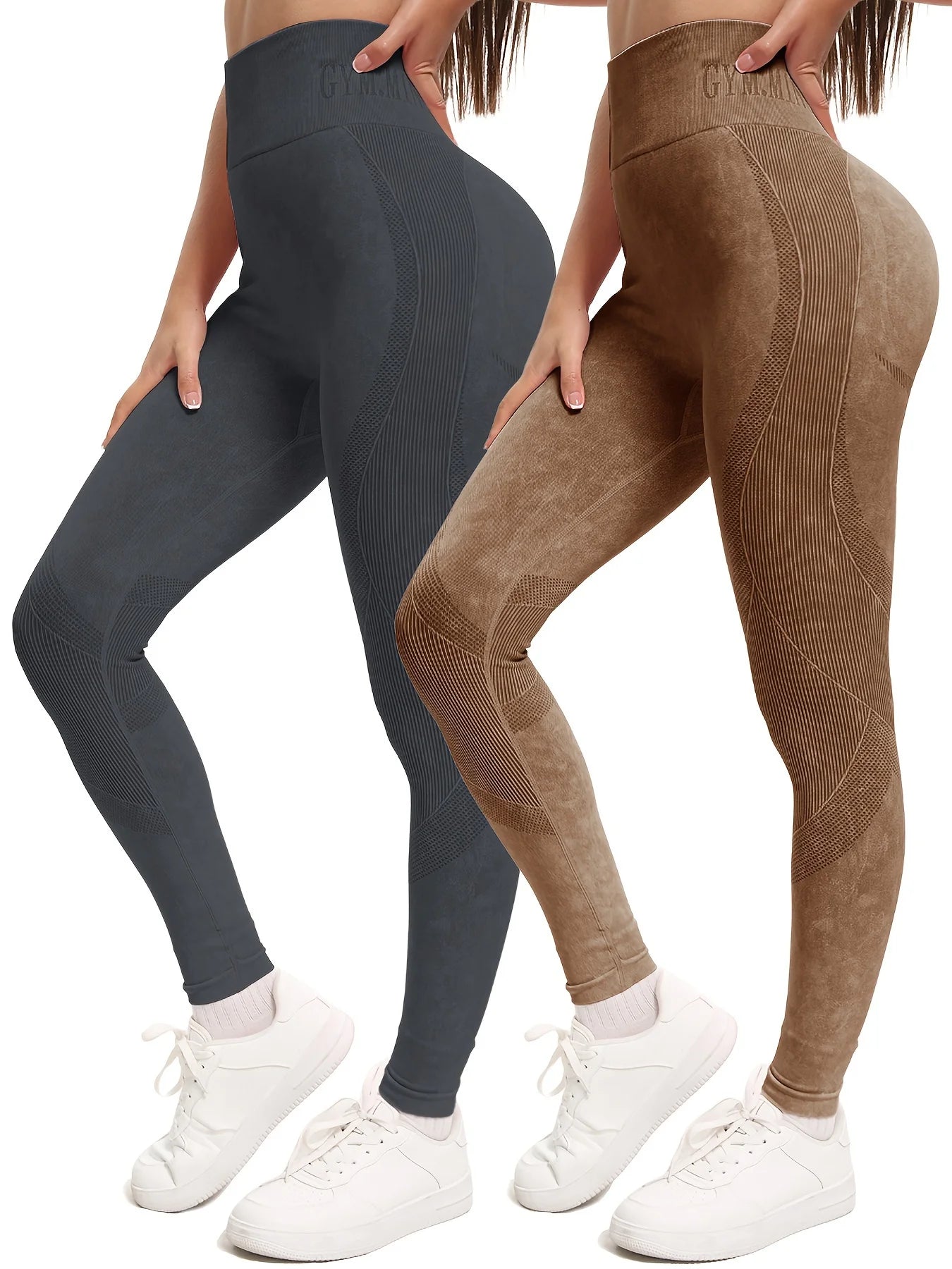 2 Pack Women's High Waisted Sexy Butt Lifting