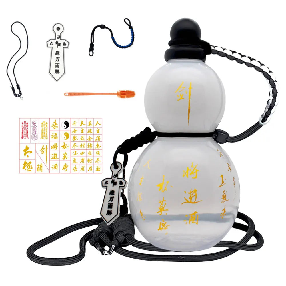 800ml Chinese Retro-Inspired Gourd Water Bottle