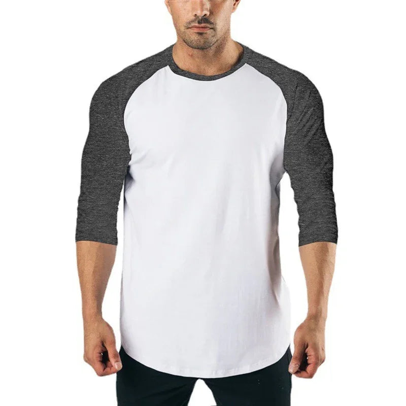 Clothing Gym Bodybuilding Solid Color T-shirt