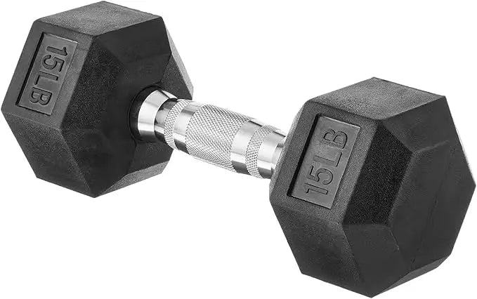 Rubber Hex Dumbbell