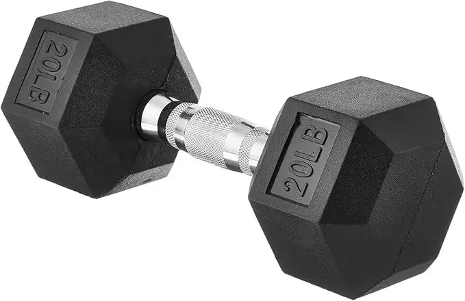 Rubber Hex Dumbbell