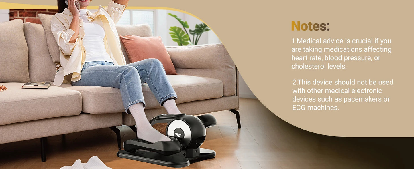 Under Desk Elliptical Leg Exerciser