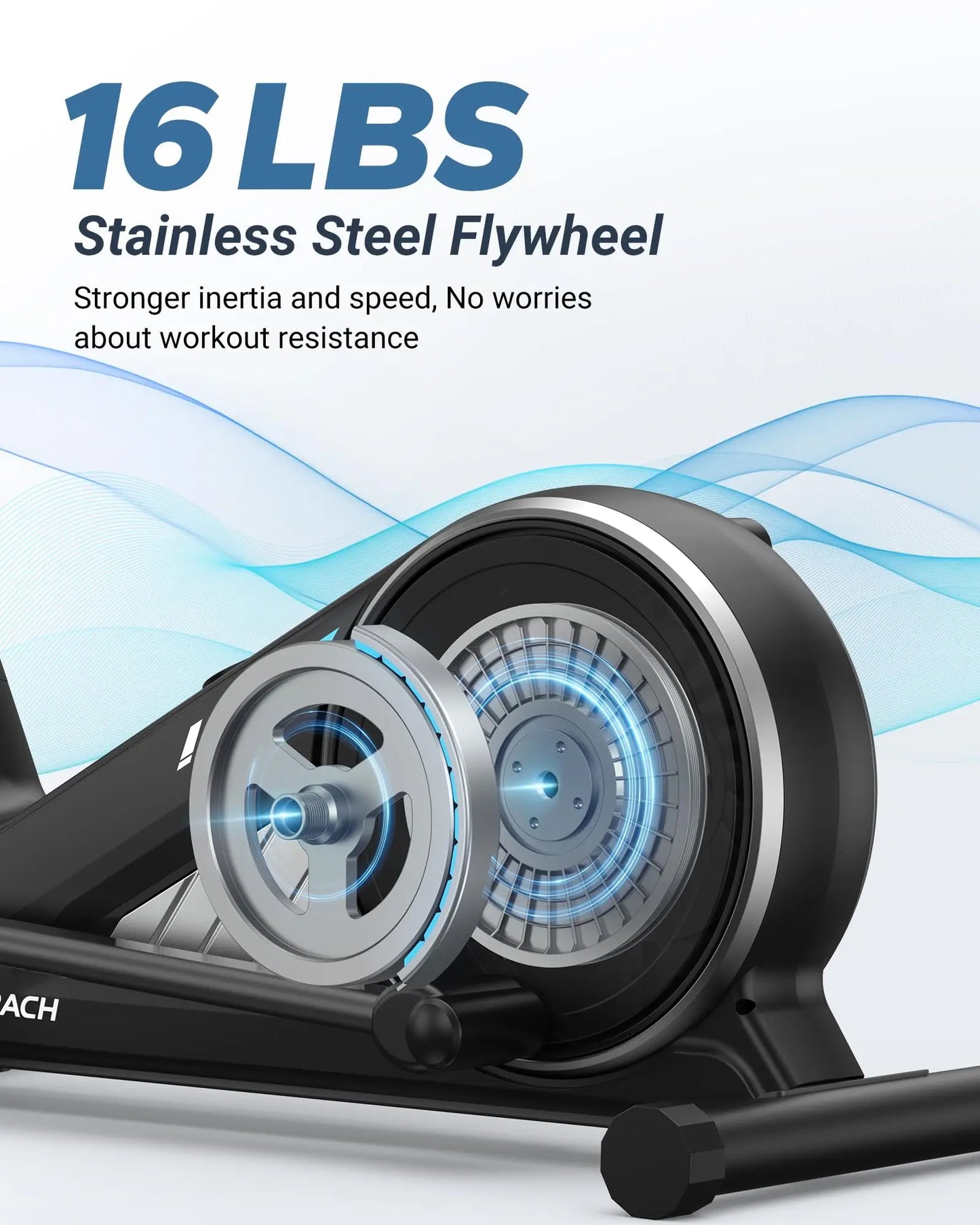 Elliptical Machine Home Hyper-Quiet Magnetic Drive System 16Levels