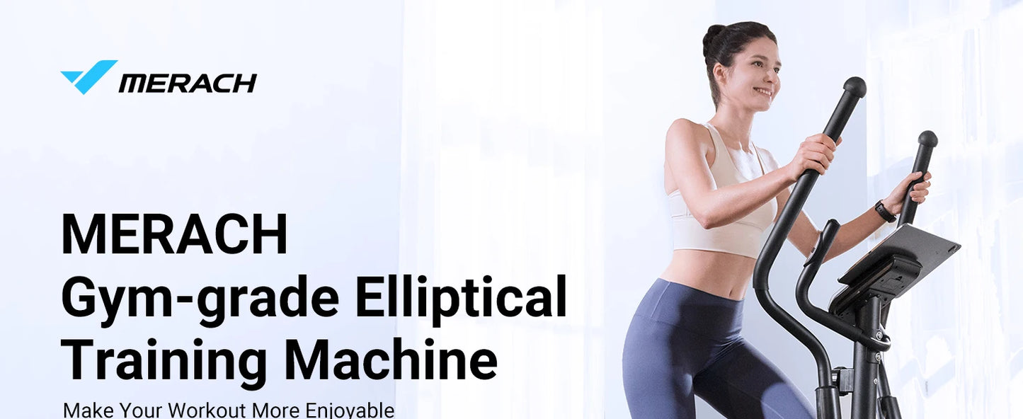 Elliptical Machine Home Hyper-Quiet Magnetic Drive System 16Levels