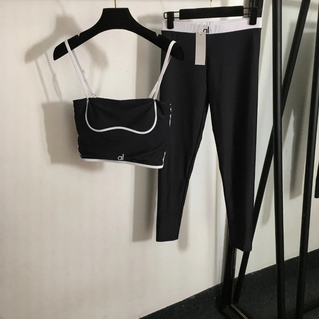 Yoga Set Tank Top and Leggings
