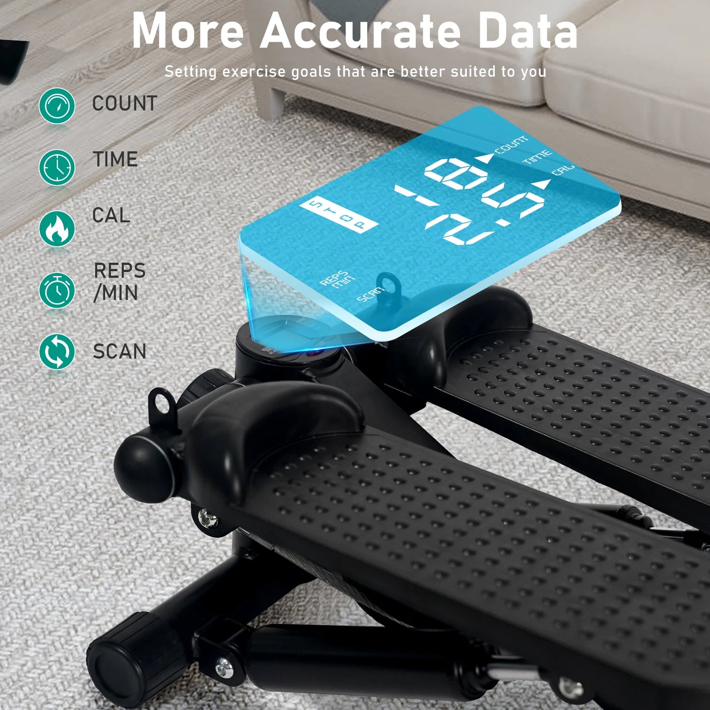 Mini Stair Under Desk Bike Pedal