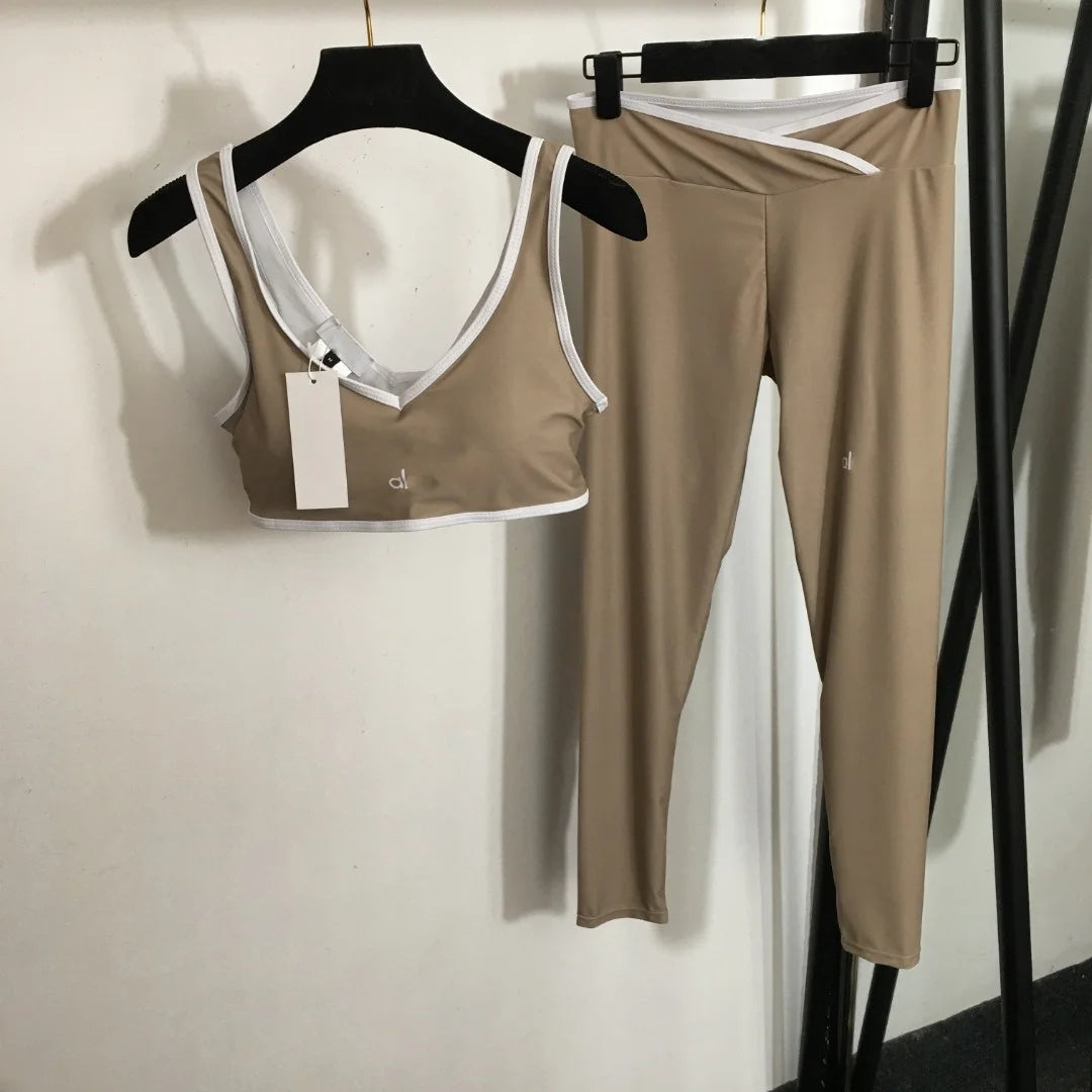Yoga Set Tank Top and Leggings