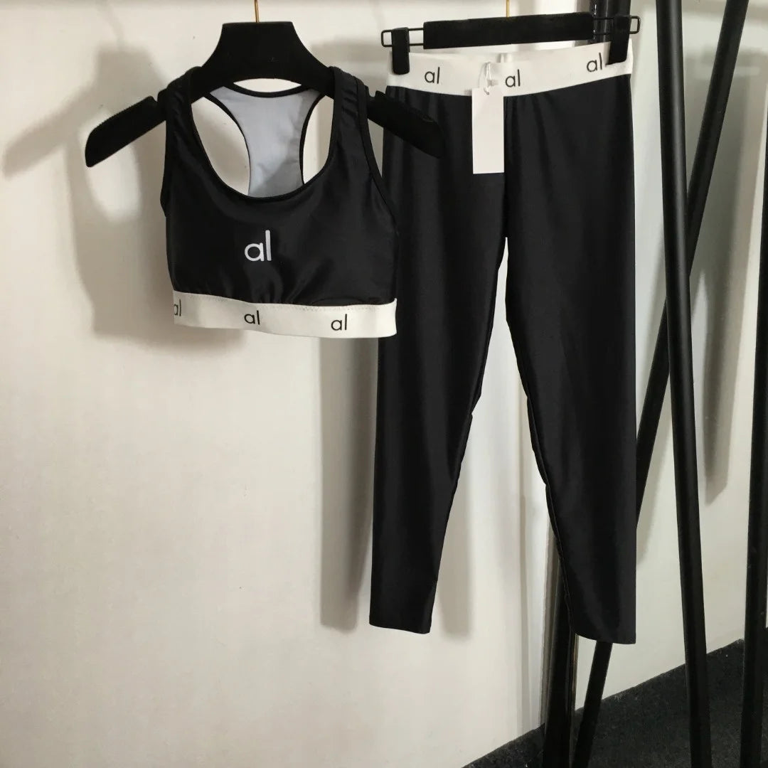 Yoga Set Tank Top and Leggings