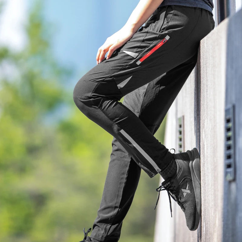 Hight Elasticity Sports Pants Reflective Trousers