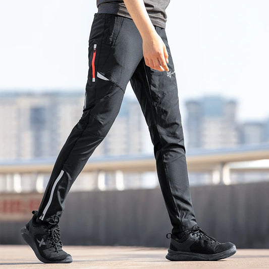 Hight Elasticity Sports Pants Reflective Trousers