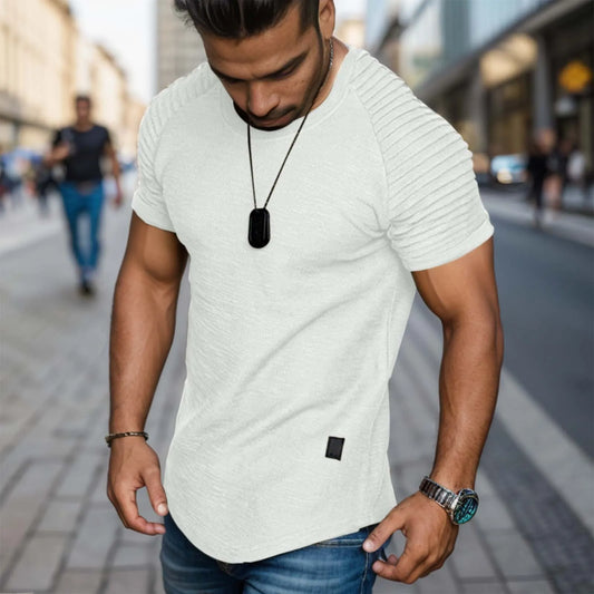 Men T Shirt Sleeve Bodybuilding Gym