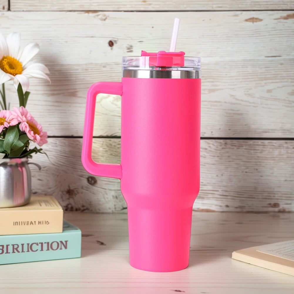 40oz Straw Double-Layer Insulated Cup