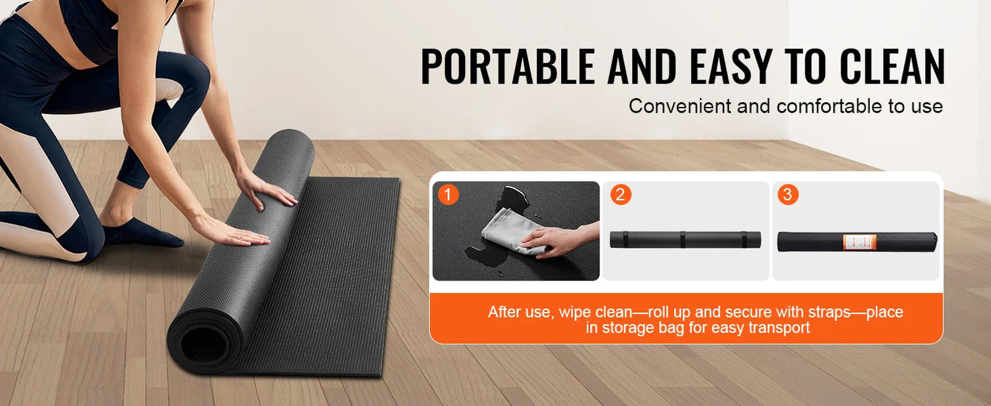 8X6FT Exercise Yoga Mat Non-Slip