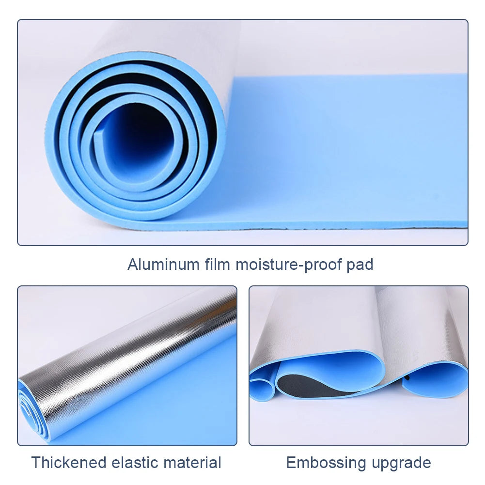 2Pcs 6-10mm Thick Yoga Exercise Mat