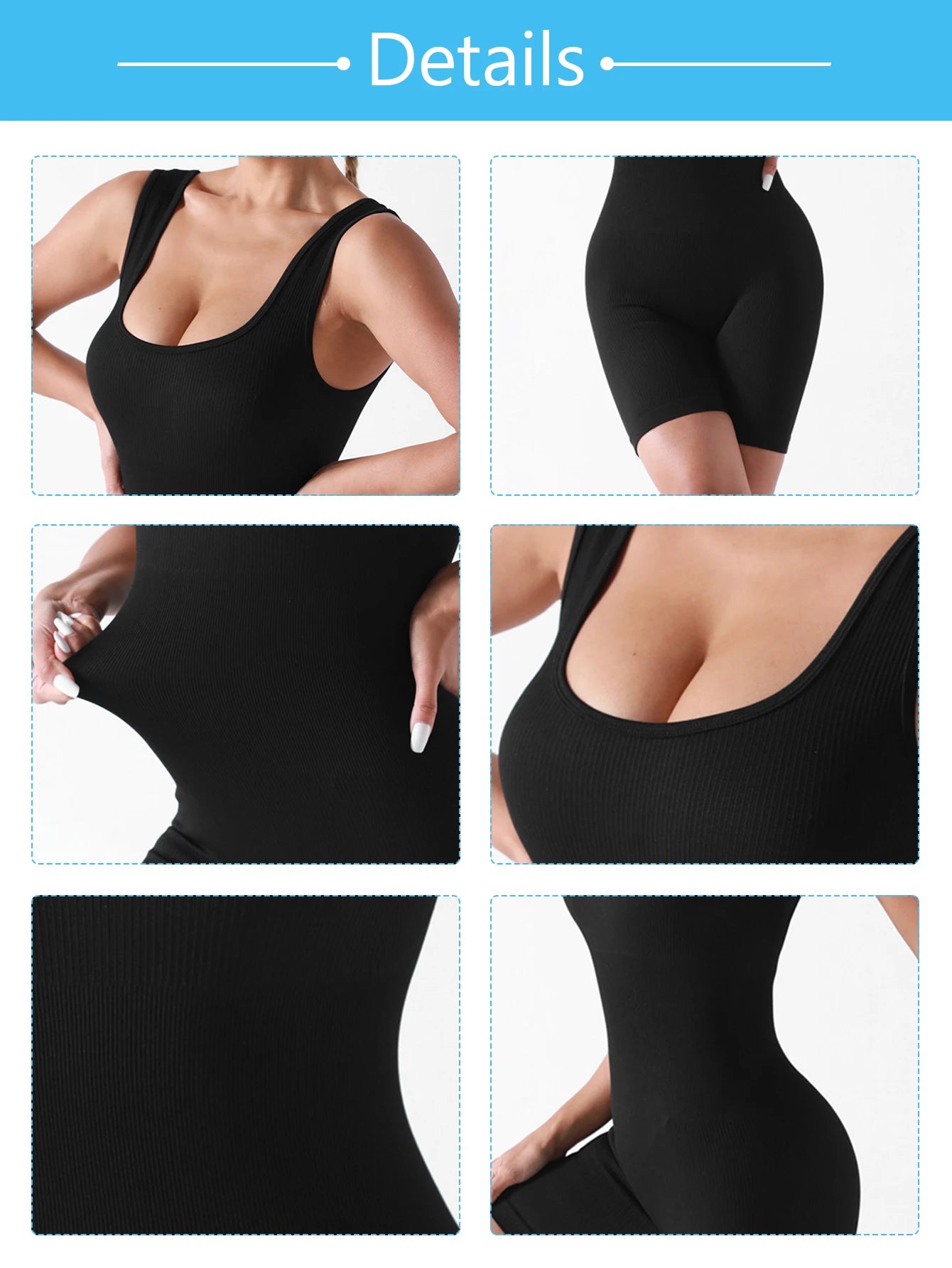 European and American Threaded Jumpsuit Shorts