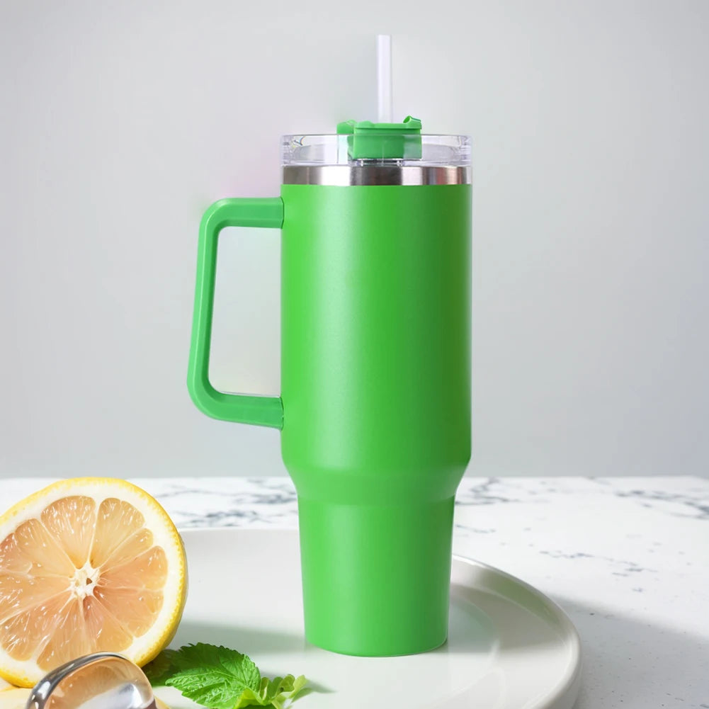 40oz Straw Double-Layer Insulated Cup