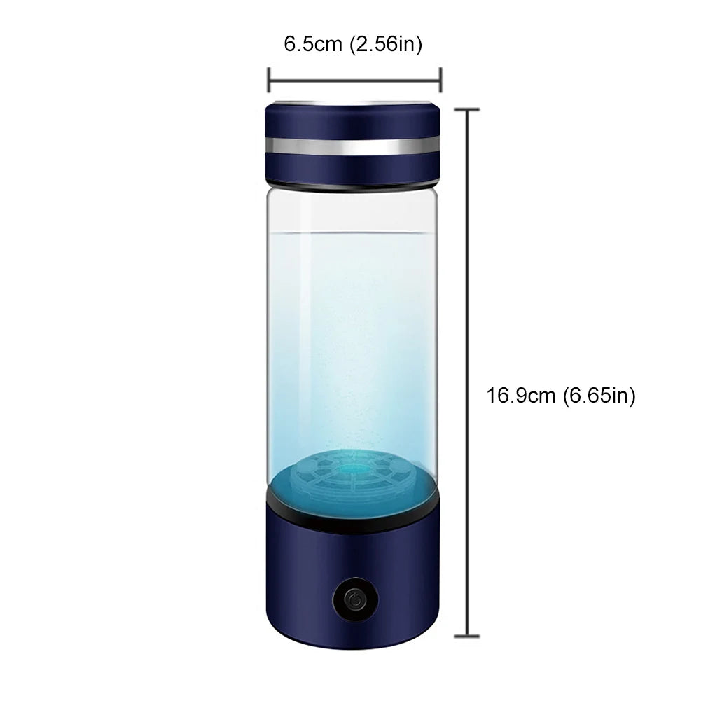 330ml Hydrogen Water Bottle USB Rechargeable