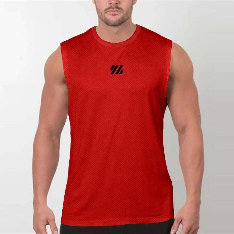 Mens Running Sleeveless Sport Tops