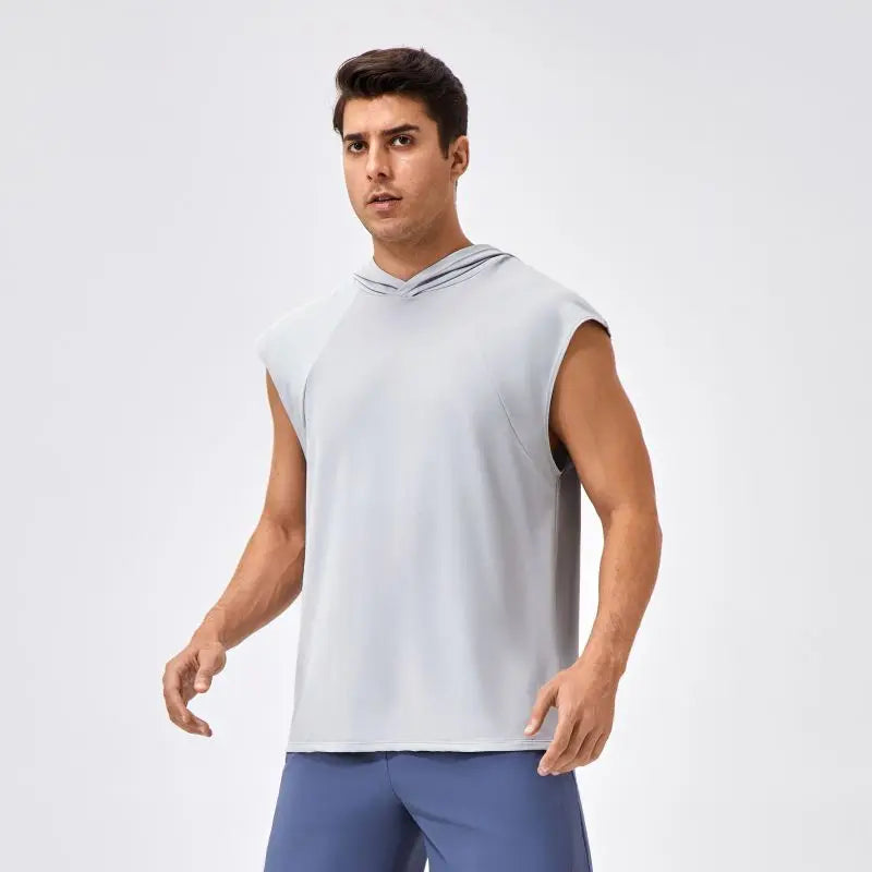 Basketball Hooded Vest Men