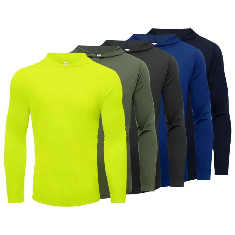 Men's Five Piece Sports Long Sleeved T-shirt