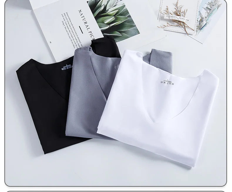 Ice Silk Men T-shirts