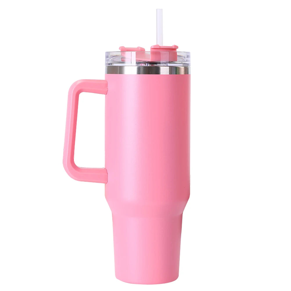 40oz Straw Double-Layer Insulated Cup