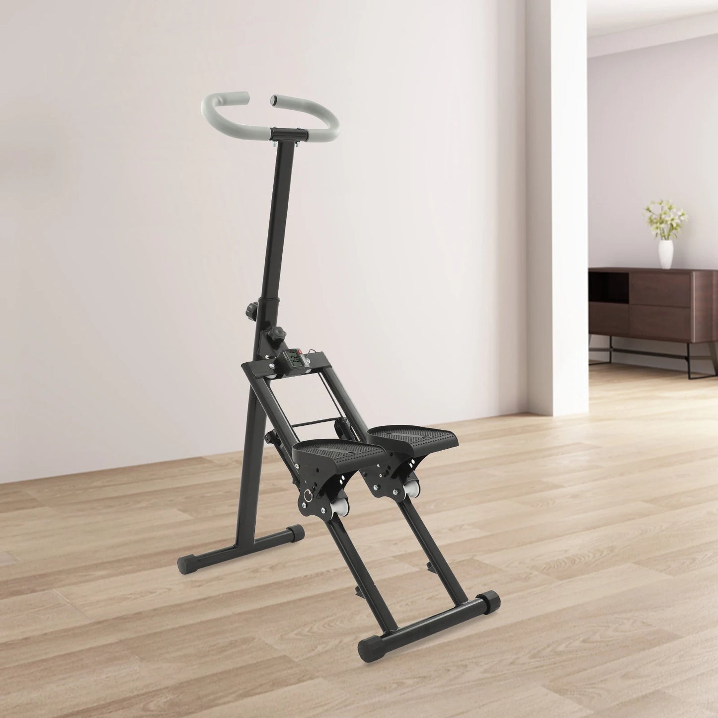 Foldable Stair Stepper, Indoor Vertical Stair Climbing Machine for Full-Body Workout