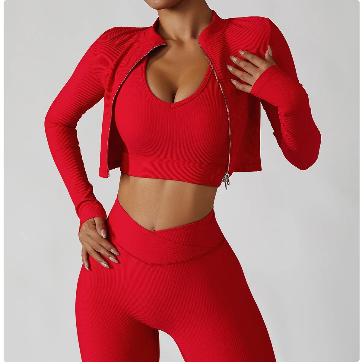Women's 3 Piece Yoga Set