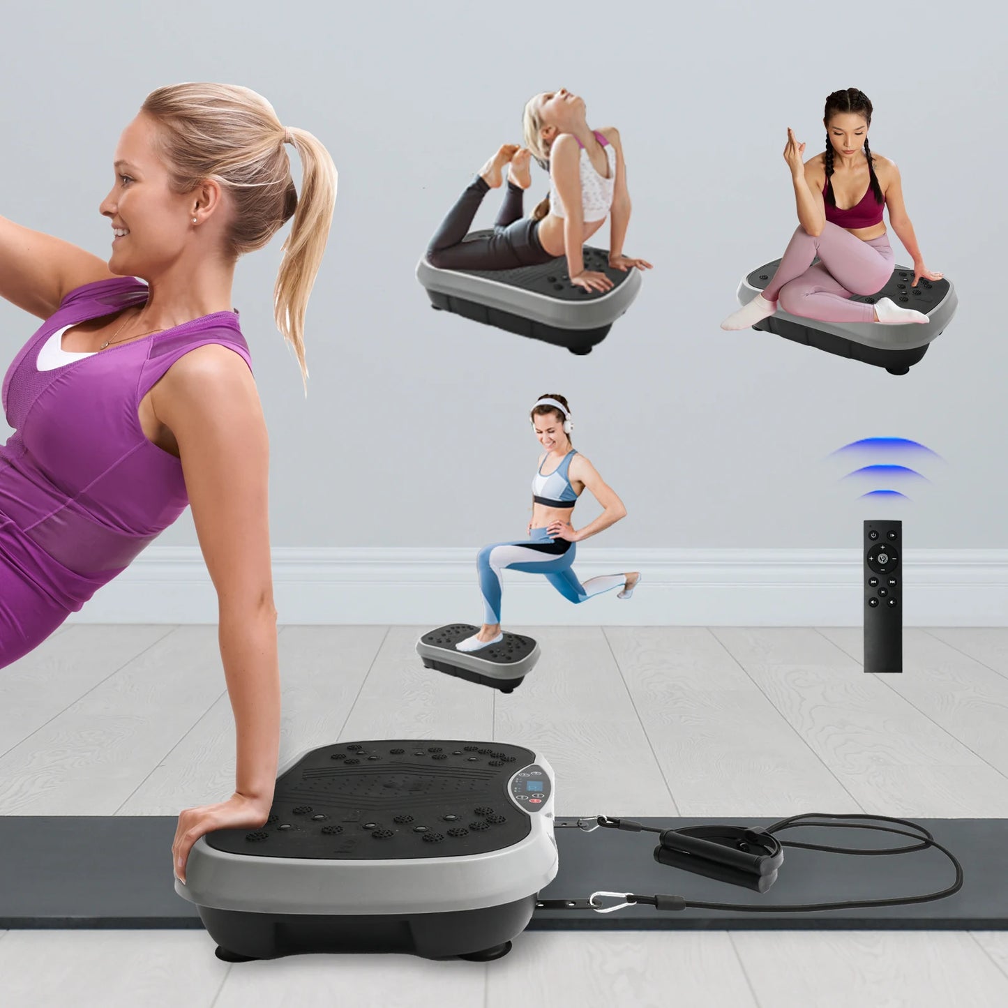 Vibration Plate Exercise Machine Fat-Burning Home Fitness