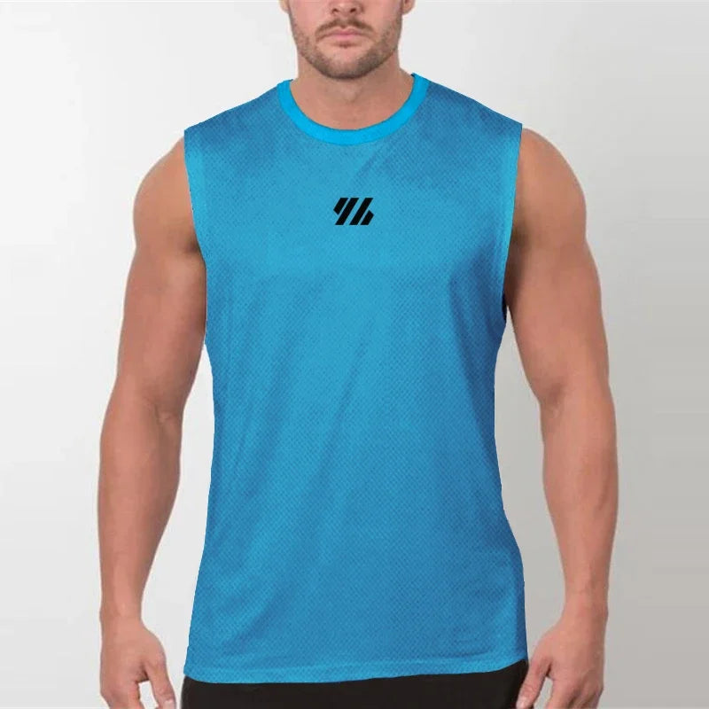 Mens Running Sleeveless Sport Tops