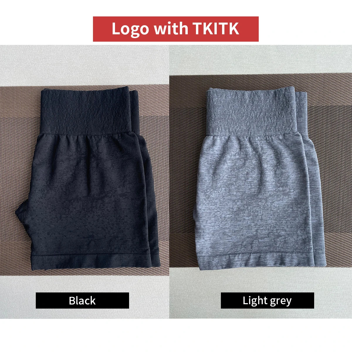 2Pcs Seamless Shorts Women Soft Workout Tights