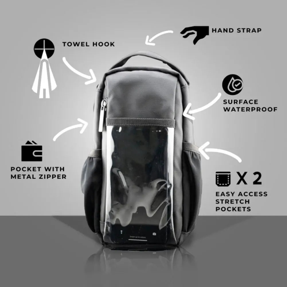 Magnetic Gym Sling Bag with Bottle Holder