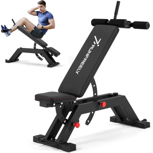 Adjustable Incline Decline Weight Bench for Home Gym