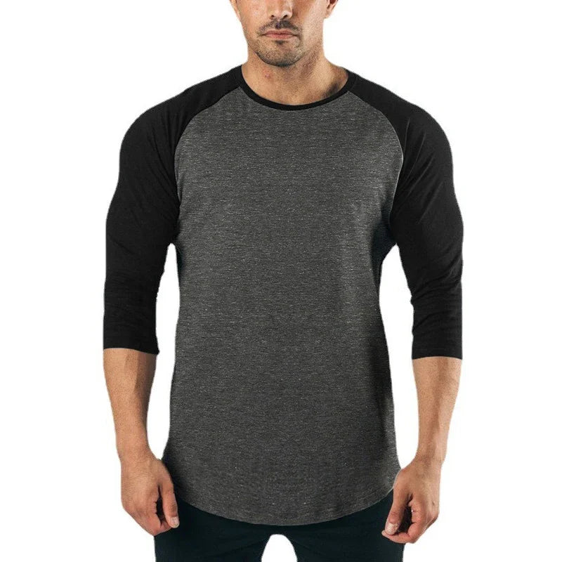 Clothing Gym Bodybuilding Solid Color T-shirt