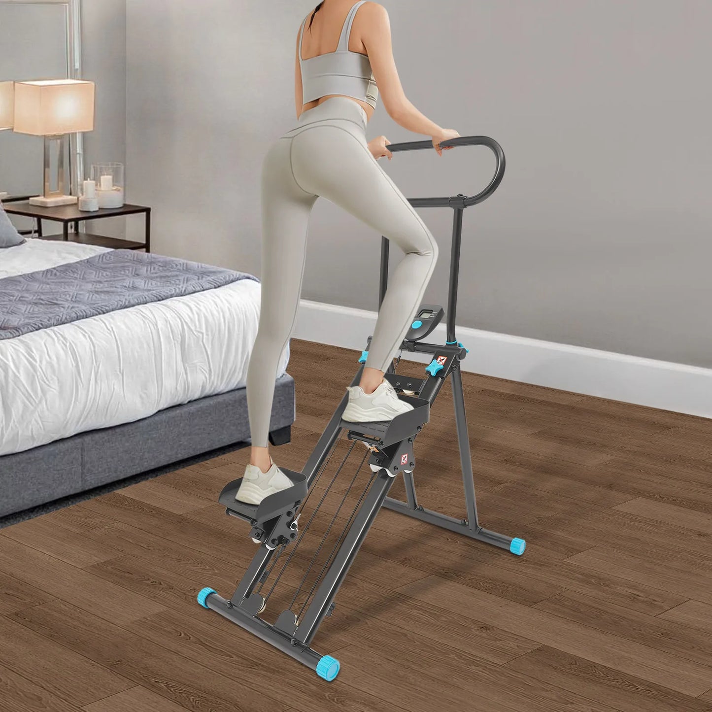 Folding Stair Stepper Vertical Climber Machine 300lbs