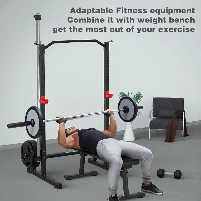 Power Cage Height Adjustable Squat Rack Home