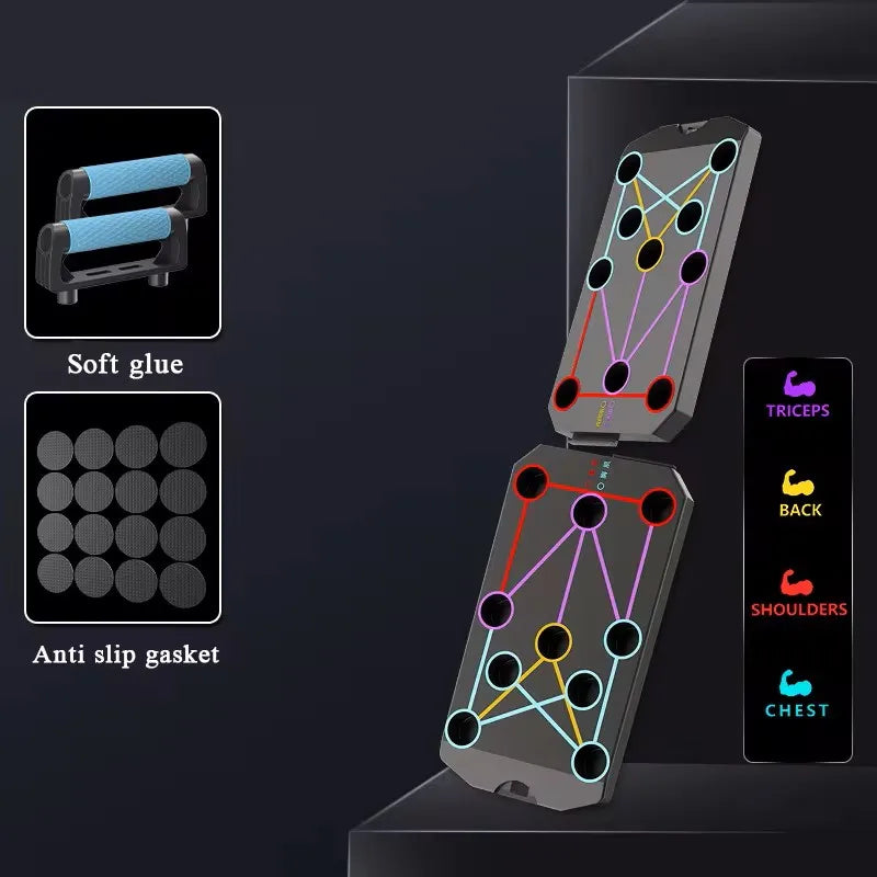 Folding Push-up Board Support Muscle Exercise Multifunctional