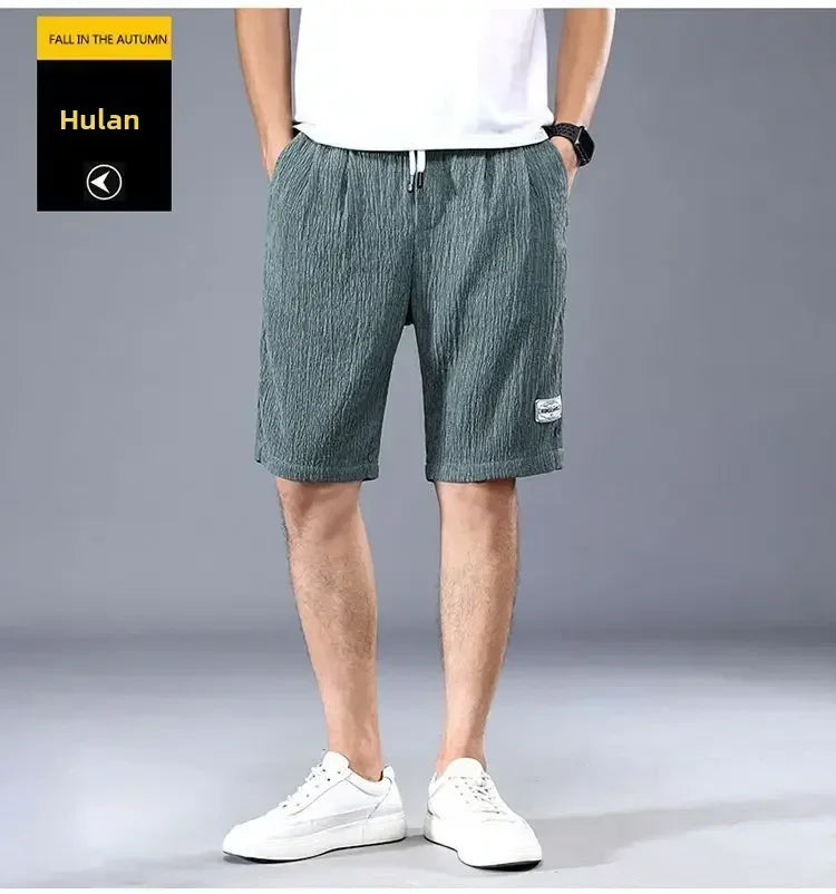 Men's Ice Silk Casual Shorts